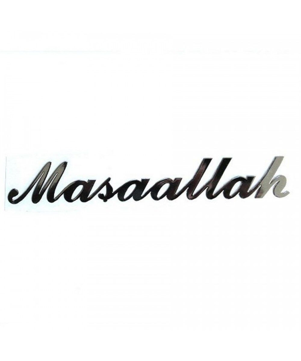 ARMA KROM YAZI MAŞALLAH 12X2CM KOD:0304915
