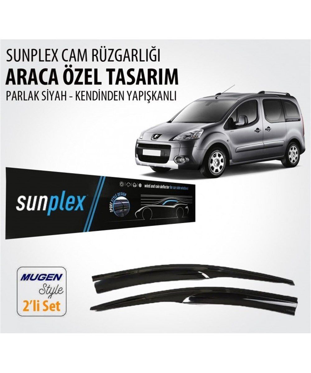 CAM RÜZGARLIK 2'Lİ PARTNER TEPEE BERLİNGO 2008 VE SONRASI KOD:SPS38