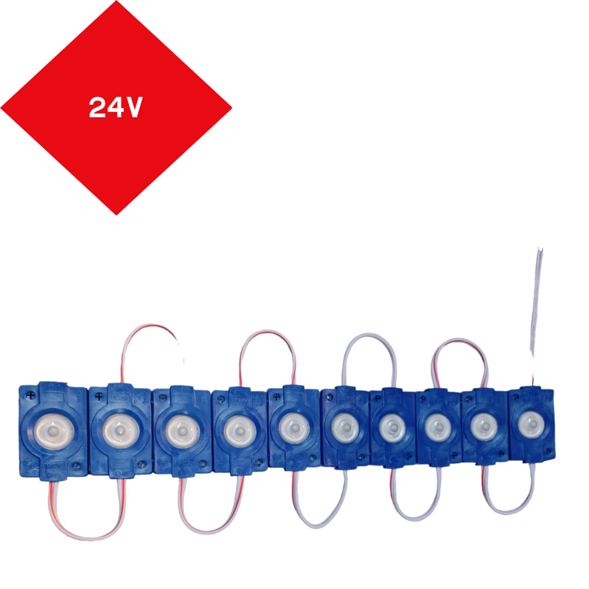 PARMAK LED 24V MERCEKLİ MAVİ BÜYÜK ÇİPLİ KOD:0409951