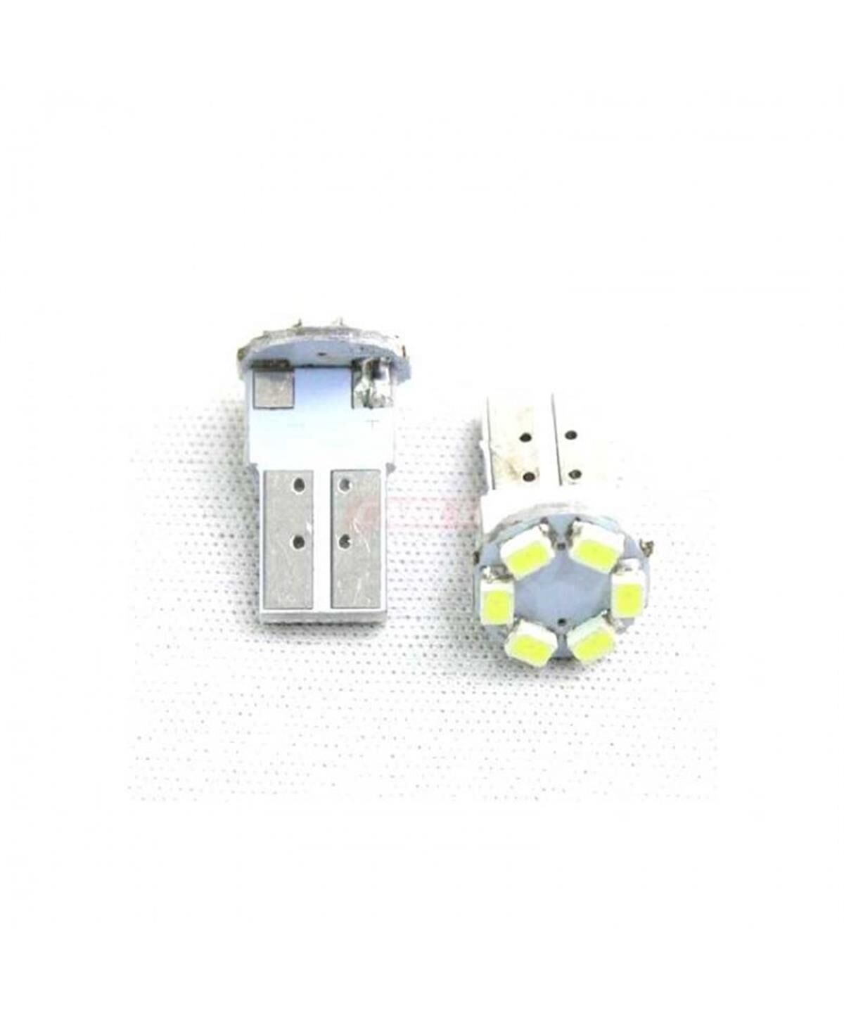 T10 AMPUL 12V 6 LEDLİ BEYAZ TAKIM KOD:KGN4508019