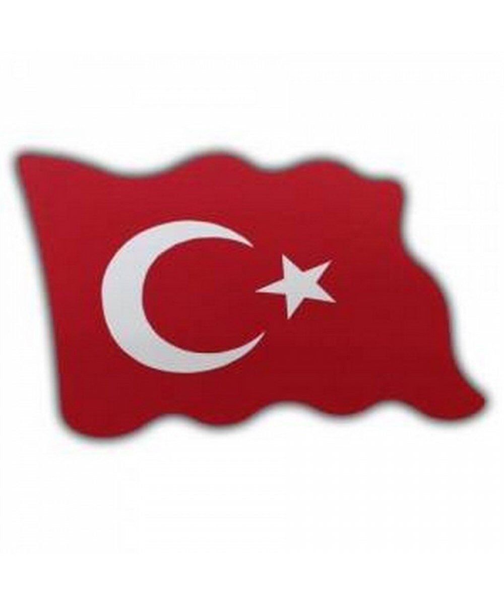DALGALI BAYRAK ÇIKARTMASI 10X7CM KÜÇÜK BOY KOD:800501002