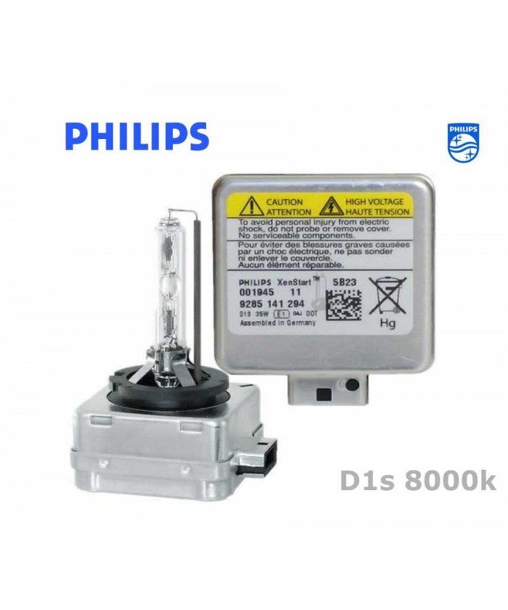 D1S ORJİNAL PHİLİPS 8000K ZENON AMPUL (ADET) KOD:D1SP8000