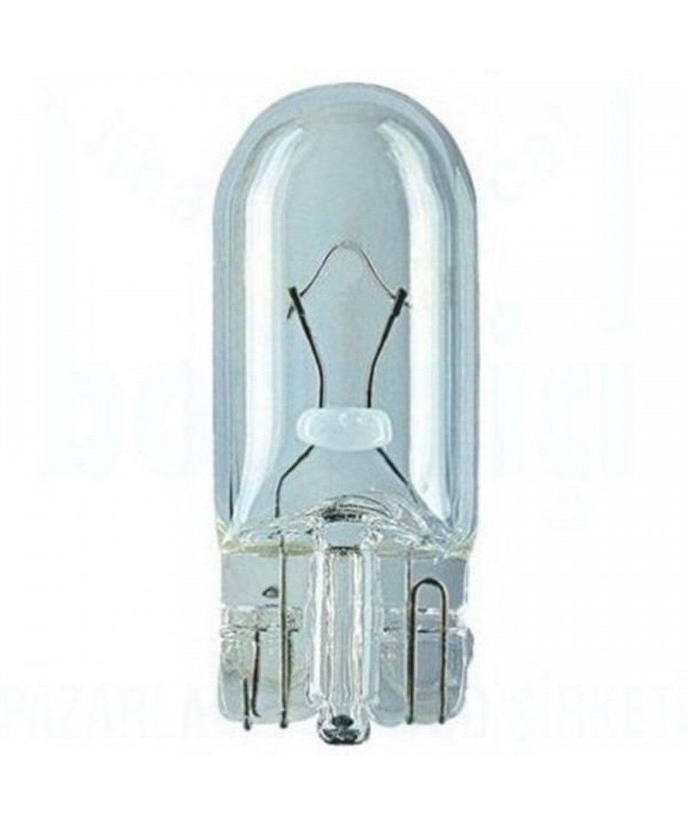 T10 AMPUL 12V BÜYÜK DİPSİZ NORMAL BEYAZ CAM KOD:SL3104