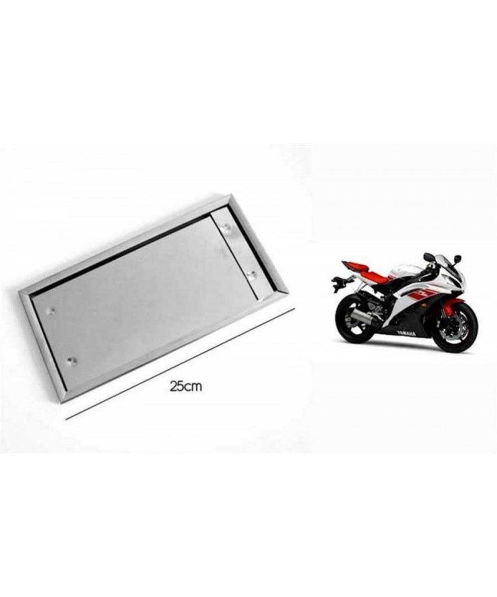PLAKALIK PASLANMAZ KROM MOTORSİKLET 16X25 CM KOD:48