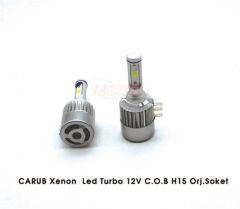 LED ZENON TURBO 12V C.O.B. H15 ORJ.SOKET KOD:0410995