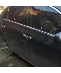 CAM ÇITASI KROMU TOYOTA COROLLA 2007-2013 4 PARÇA KOD:K00187