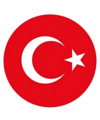 BAYRAK ÇIKARTMASI YUVARLAK ÇAP:7.5CM KOD:800501007