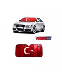 PERDE GÜNEŞLİK BALONLU METALİZE BAYRAK LOGOLU TAKSİ 130CMX60CM KOD:4956021