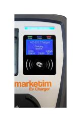 Elektromarketim SMART EMEV 22kW 3 Faz 32A Tip 2 Soketli Elektrikli Araç Şarj İstasyonu