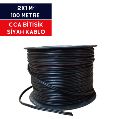 OTO TESİSAT HOPARLÖR KABLOSU CCA ORJİNAL ÇİFTLİ 2X1 100 METRE KOD:KS06