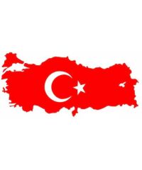 HARİTA ÇIKARTMASI BÜYÜK BOY 15X7CM KOD:004