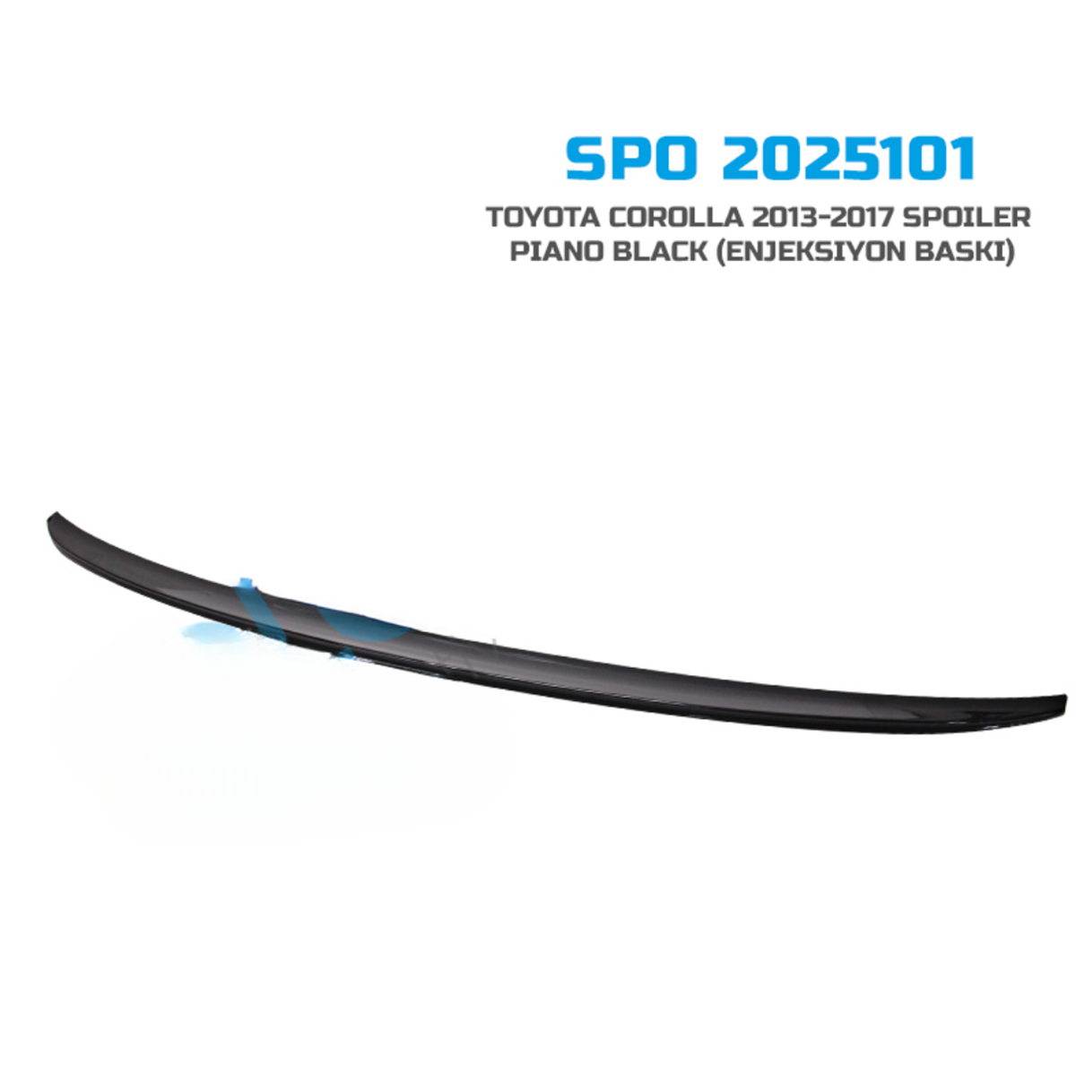 BAGAJ ÇITASI SPOİLER TOYOTA COROLLA 2013-2017 PİANO BLACK KOD:2025101
