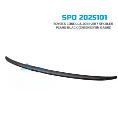 BAGAJ ÇITASI SPOİLER TOYOTA COROLLA 2013-2017 PİANO BLACK KOD:2025101