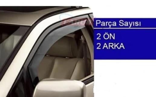 CAM RÜZGARLIK 4'LÜ FİAT TEMPRA TİPO MUGEN 4LÜ Sunmild KOD:1320109