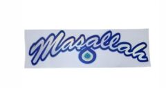 HOLOGRAM MAŞALLAH YAZI BÜYÜK 110X33 KOD:1246