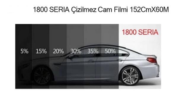 CAM FİLMİ  152CMX60 MT ÇİZİLMEZ SERİA D.BLACK 1236371