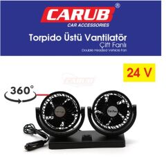 VANTİLATÖR 24V TORPİDO ÜSTÜ İKİ FANLI KOD:6400609