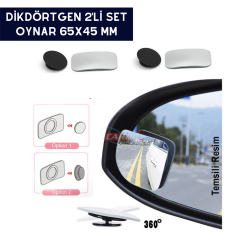 AYNA KÖR NOKTA OYNAR 65X45MM DİKDÖRTGEN 2'Lİ KOD:0221234
