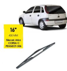 ARKA SİLECEK CORSA C-PEUGEOT 30616 İNÇ/400 MM KOD:1353439