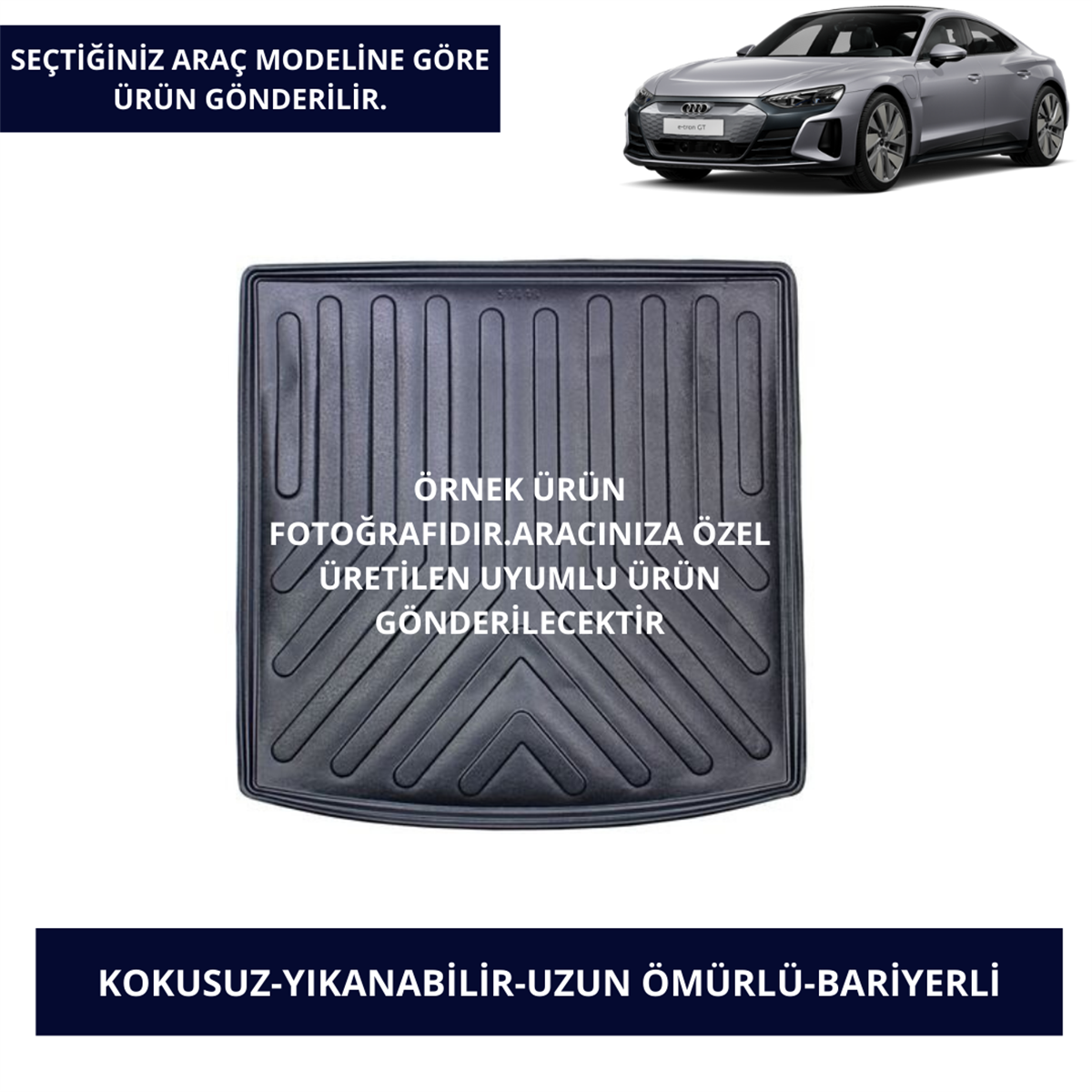 BAGAJ HAVUZU MODELLERİ AUDİ ARAÇLAR- SİYAH RENK